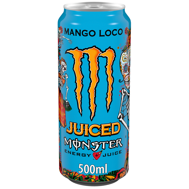 Boisson énergétique Monster Juice Mango Loco canette 500ml