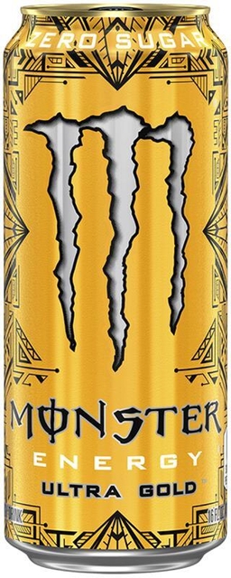 Boisson énergétique Monster Ultra gold sans sucre canette 500ml