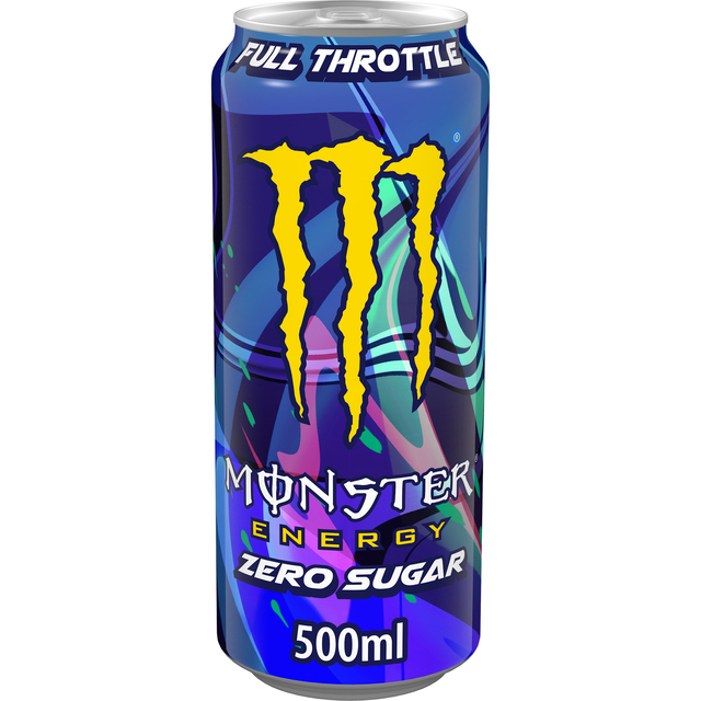 Boisson énergétique Monster Full Throttle sans sucre canette 500ml