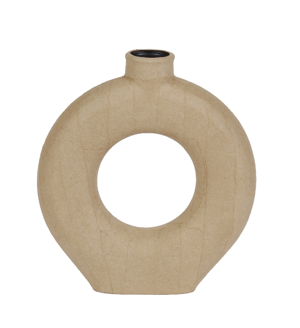 Figuur Décopatch vaas ring 21x21x23cm