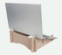 Support ordinateur portable Quantore feutre recyclé sable