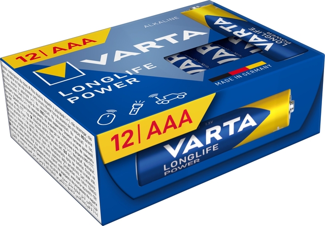 Pile Varta Longlife Power 12x AAA
