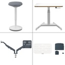 Poste de travail à domicile Leitz set Pack 3