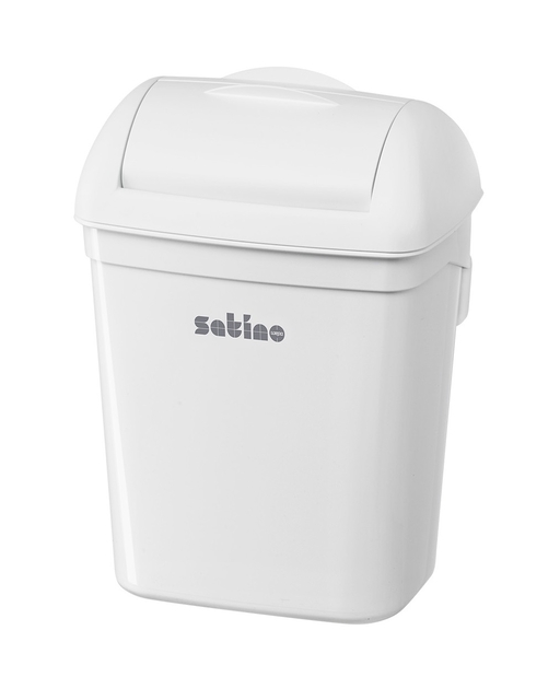 Dameshygiënebak Satino 8 liter wit 332560