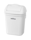 Poubelle hygène féminine Satino 8 litres blanc 332560