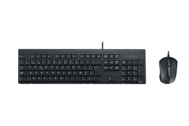 Clavier + souris Kensington EQ KM100 filaire AZERTY