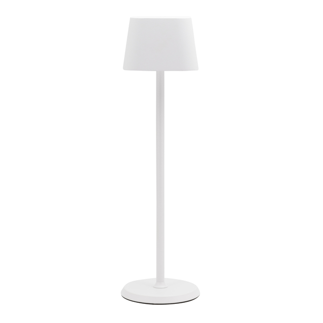 Lampe de table Securit Georgina LED rechargeable dimmable blanc