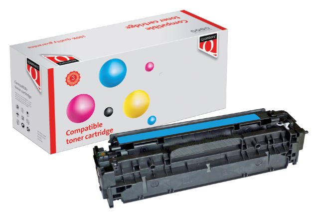 Cartouche toner Quantore alternative pour HP CF381A 312A bleu