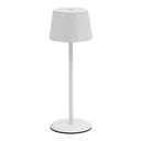Tafellamp Securit MonteCarlo LED oplaadbaar dimbaar wit