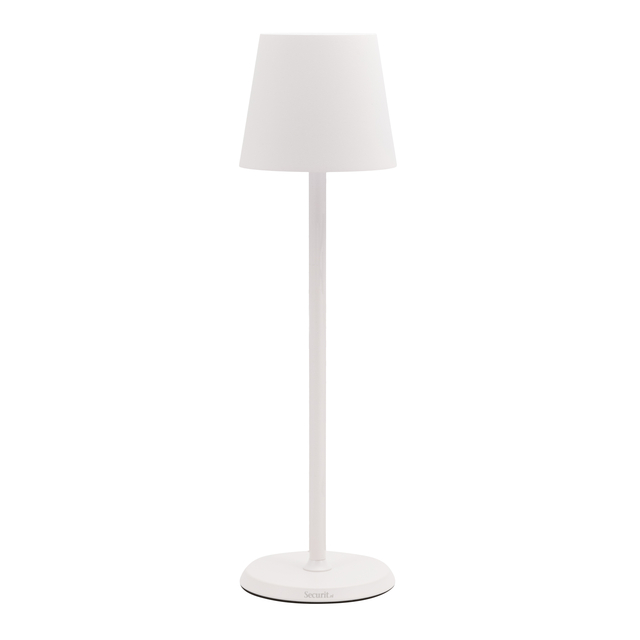 Tafellamp Securit Feline LED oplaadbaar dimbaar wit