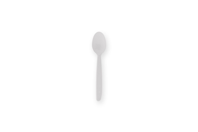 Cuillère à café IEZZY réutilisable PP 130mm blanc 50 pièces