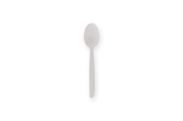 Cuillère IEZZY réutilisable PP 185mm blanc 50 pièces