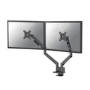 Monitorarm Neomounts NEXT Slim dual 17-32" zwart