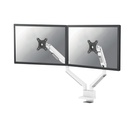 Support 2 écrans Neomounts NEXT Slim 32 inch blanc