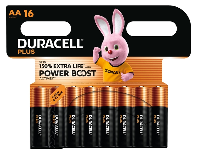 Pile Duracell Plus PowerBoost 16x AA