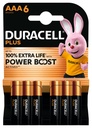 Pile Duracell Plus PowerBoost 6x AAA