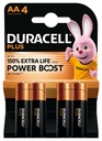 Batterij Duracell Plus Powerboost 4x AA