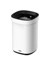 Afvalbak Desq open inworp 20 liter metaal wit