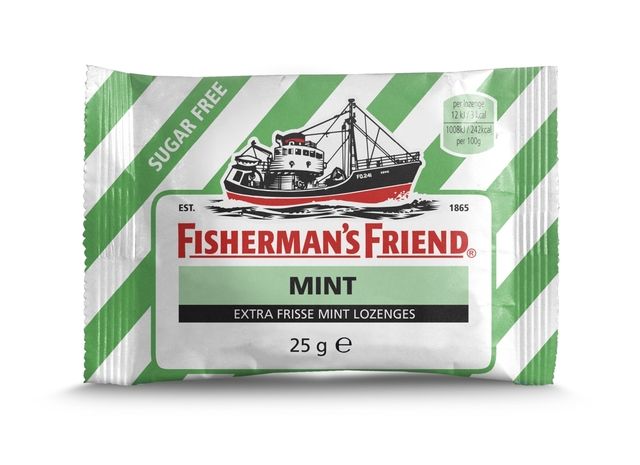 Pastille pour la gorge Fisherman's Friend Menthe sans sucre sachet 25g