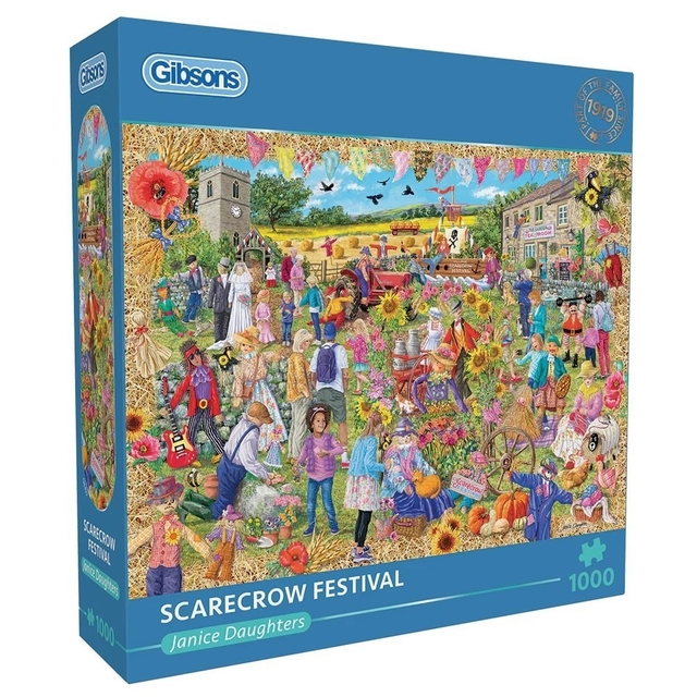 Puzzel Gibsons Scarecrow Festival 1000 stukjes