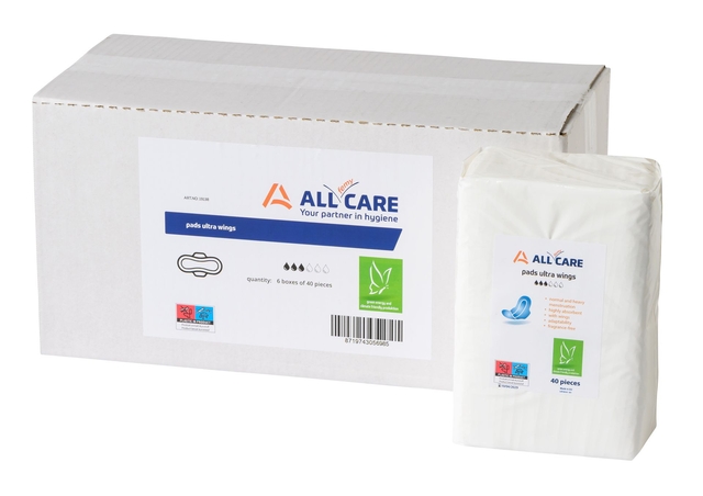 Maandverband MediQo-line Ultra Wings (6 x 40 stuks)
