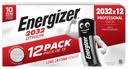 Batterij Energizer knoopcel 12x CR2032 lithium