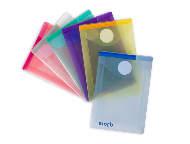 Enveloptas Djois Color Collection A7 verticaal assorti