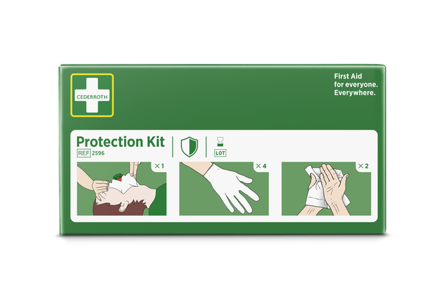 Kit de protection Cederroth masque respiratoire
