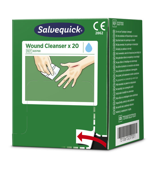 Wondreinigingsdoekjes Salvequick 20 stuks