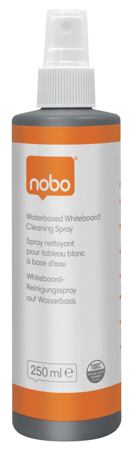Whiteboardreinigingsspray Nobo waterbasis 250ml