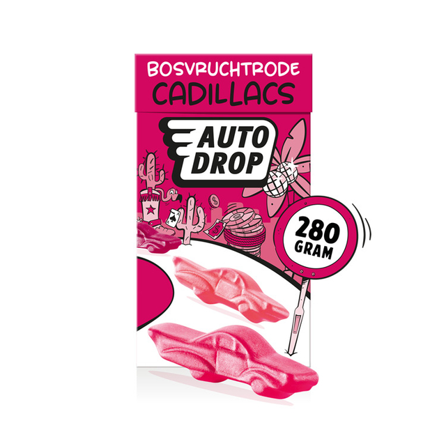 Autodrop rode Cadillacs pak 280gr