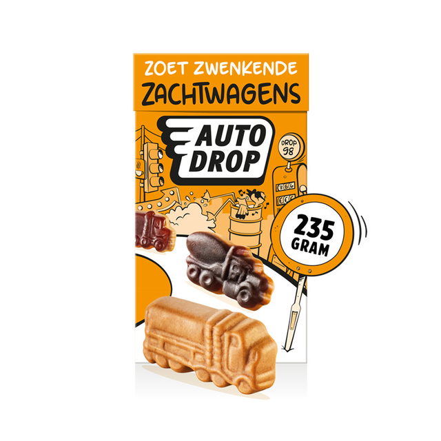 Autodrop voitures tendres paquet 235g