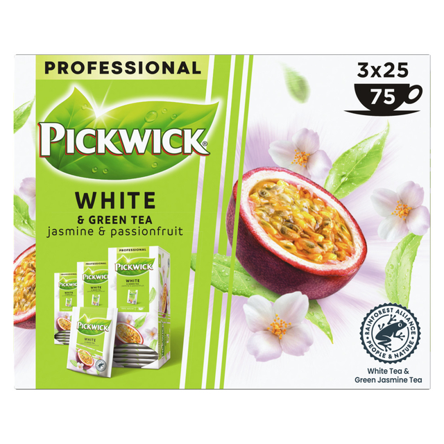 Thee Pickwick white & green jasmin & passionfruit 25x1.5gr
