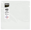 Servet Pronappe 1/4 vouw 2-laags 380x380mm 40 vel wit