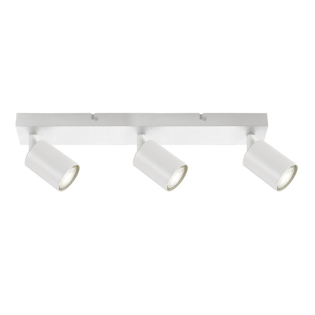 Spot plafonnier Integral Siena 3 spots IP20 GU10 blanc