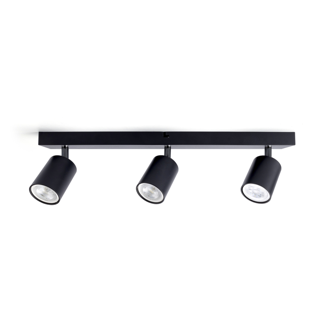 Plafondspot Integral Siena 3 spot IP20 GU10 zwart