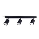 Spot plafonnier Integral Siena 3 spots IP20 GU10 noir