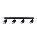 Spot plafonnier Integral Siena 4 spots IP20 GU10 noir