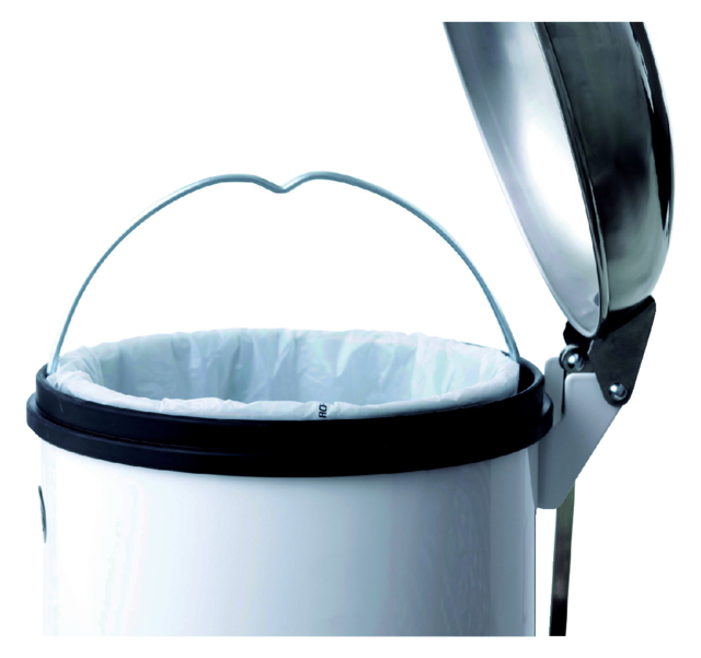 Sac poubelle à pédale Vepa Bins HDPE 50x60cm 30L gris 20x 50 sacs