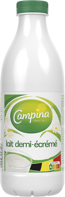 Melk Campina halfvol petfles houdbaar 1 liter
