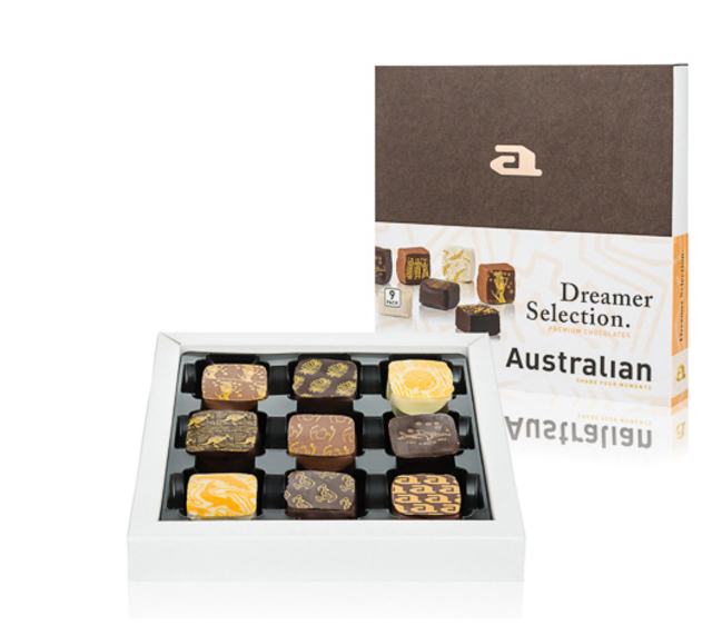 Chocolat Australian Dreamer Selection boîte de 9 pièces