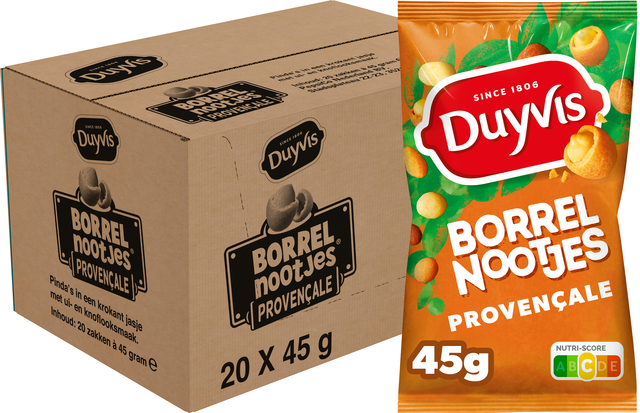 Duyvis Borrelnoot Provencale zakje 45 gram