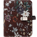 Organiseur Kalpa Pocket Agenda 2025-2026 7 jours/2 pages floral brun