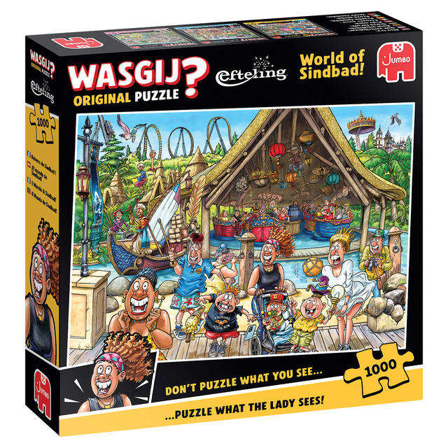 Puzzel Wasgij Efteling Wereld van Sinbad 1000st