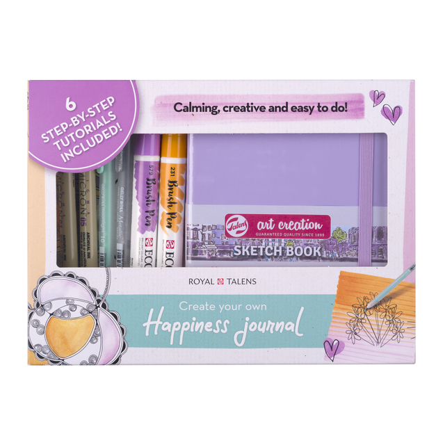 Happiness Journal Set Royal Talens 8-delig