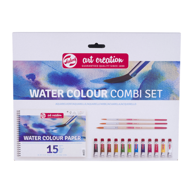Schilderset Talens Art Creation aquarel à 16-delig blauw