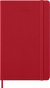 Agenda 2026 Moleskine Planner Weekly 12 mois 7 jours/1 page Large CR Scarlet red
