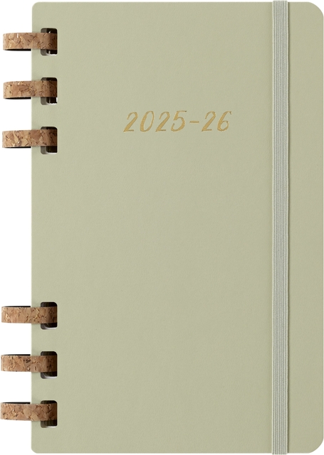 Agenda 2025/2026 Moleskine 12M Academic Weekly 7 jours/1 page Myrtle Large kiwi