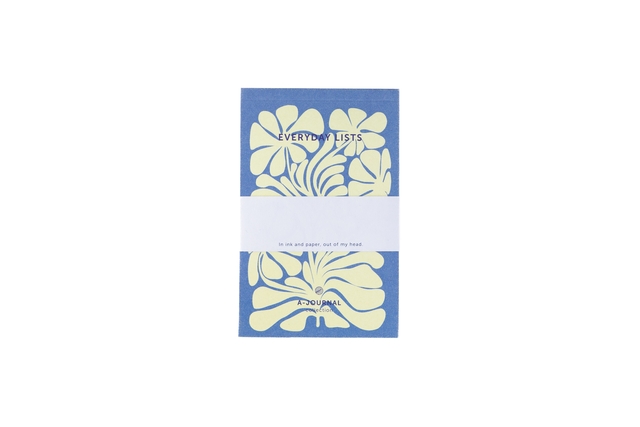 Notitieblok A6 blauw A Journal lijn