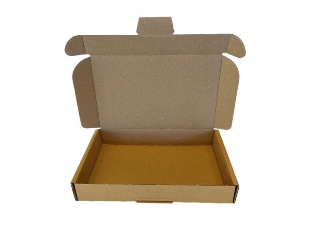 Brievenbusbox IEZZY A4 360x255x26mm karton bruin